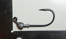 AATB Custom FISH HEAD Jigheads - 1/8 oz - 4/0 Mustad 2X Heavy Duty Hook -5, 10, or 25 pack.  FREE SHIPPING.