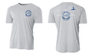 (NEW) LIVE BAIT MATTERS - SILVER - SHORT Sleeve Performance Shirt - 100% Polyester- FREE DELIVERY
