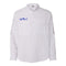 WHITE - Button Up Long Sleeve Guide Shirts - UPF 40 - AATB Embroidery Logo - FREE SHIPPING